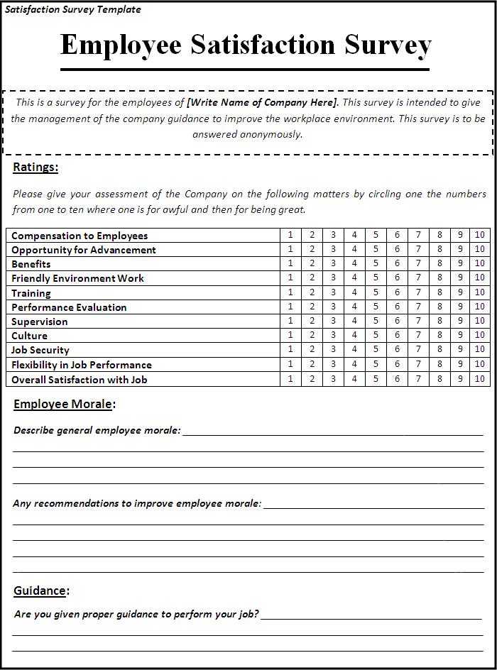 Survey Form Template Html