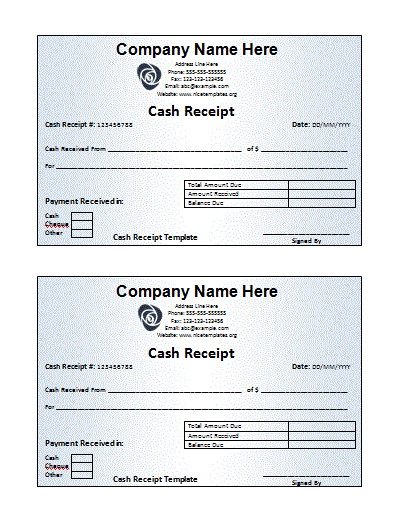 Payment Booklet Template Free from www.aztemplates.org