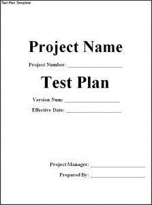 Test Plan Template