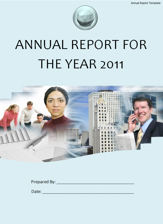 Annual Report Template Word Free Download from www.aztemplates.org