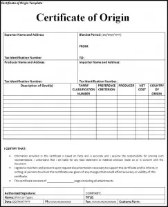 Certificate-of-Origin-Template Certificate of Origin Template